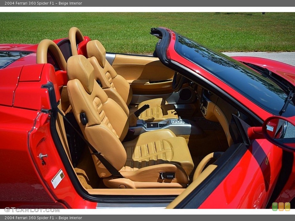 Beige Interior Front Seat for the 2004 Ferrari 360 Spider F1 #144736706