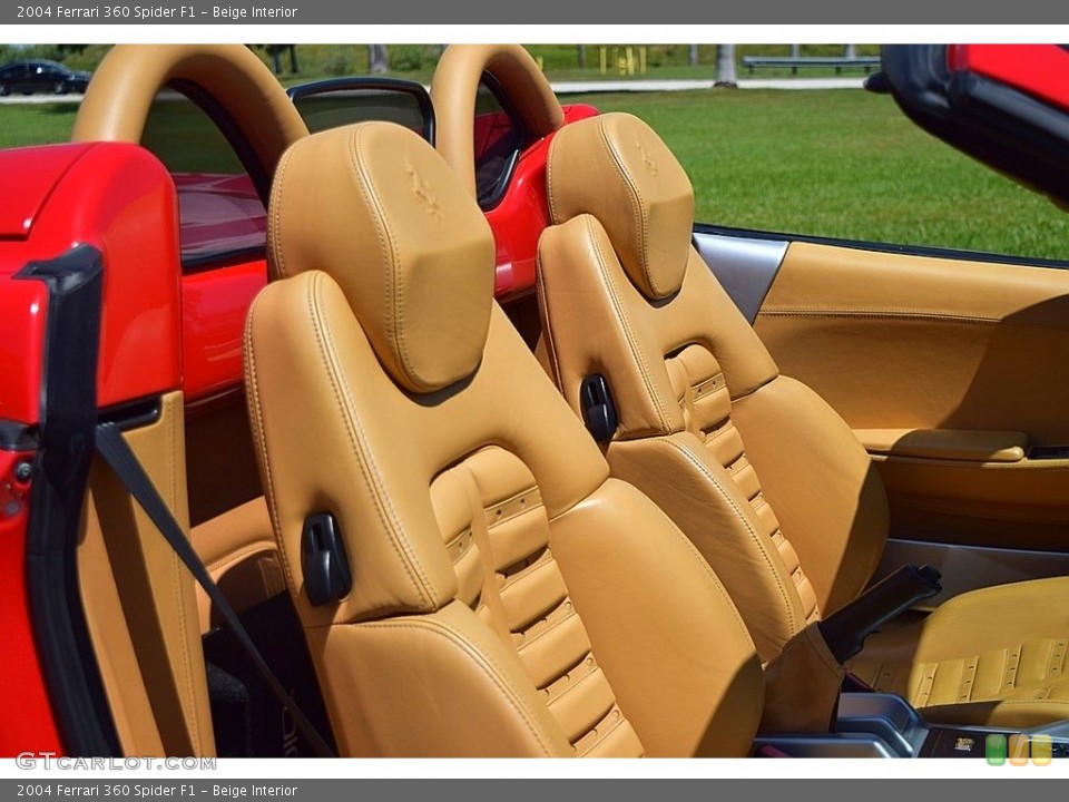 Beige Interior Front Seat for the 2004 Ferrari 360 Spider F1 #144736724