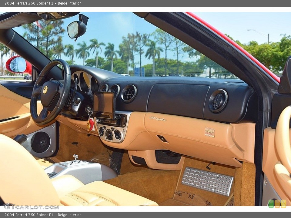 Beige Interior Dashboard for the 2004 Ferrari 360 Spider F1 #144736838