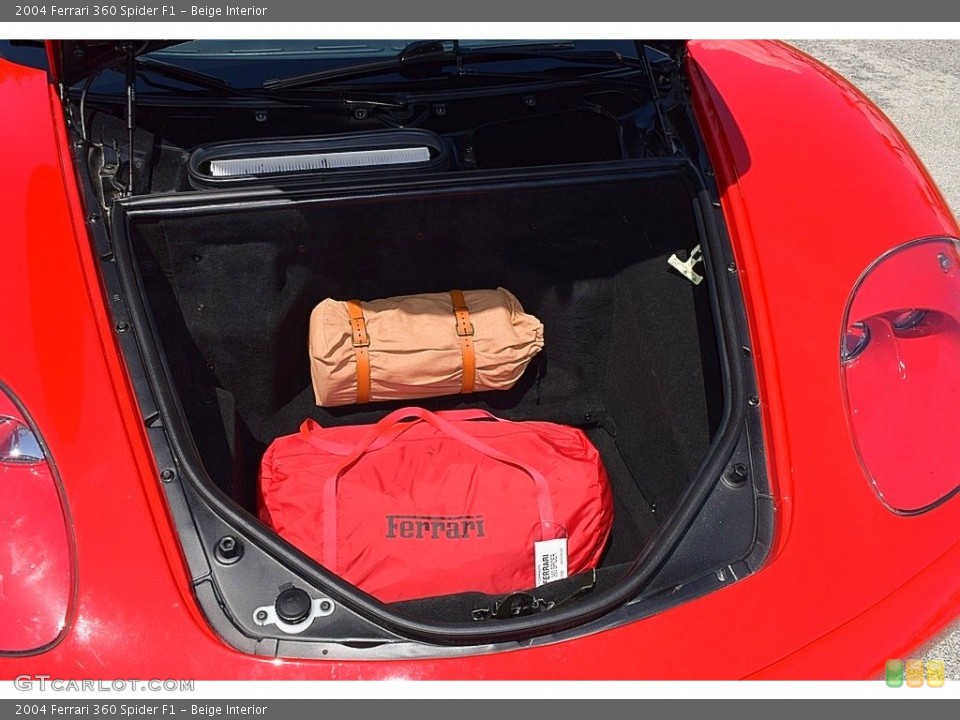 Beige Interior Trunk for the 2004 Ferrari 360 Spider F1 #144736955