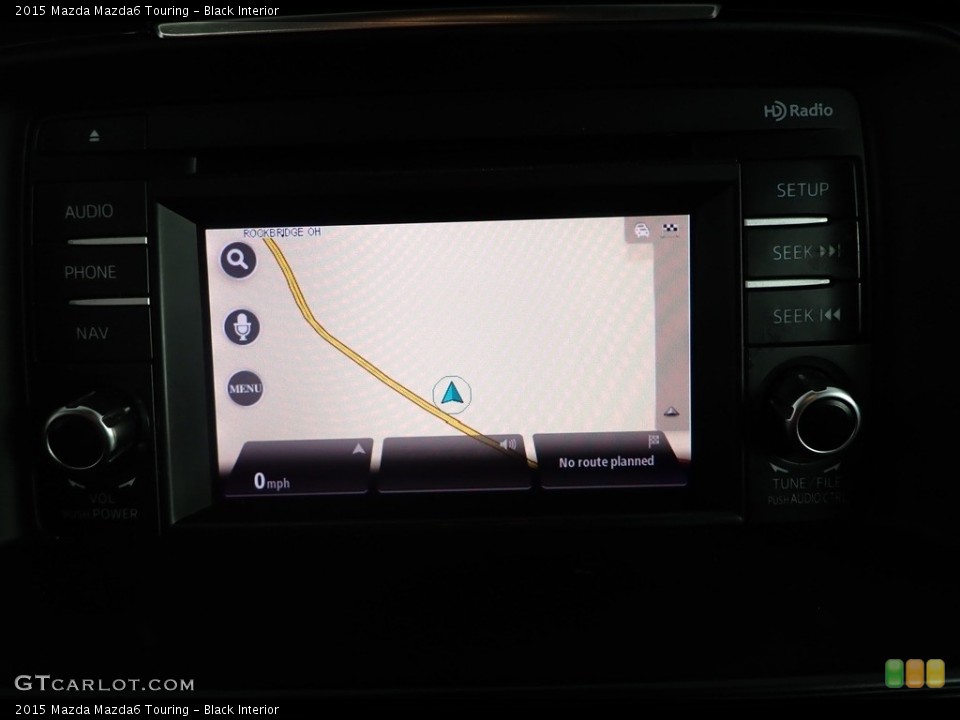 Black Interior Navigation for the 2015 Mazda Mazda6 Touring #144737219
