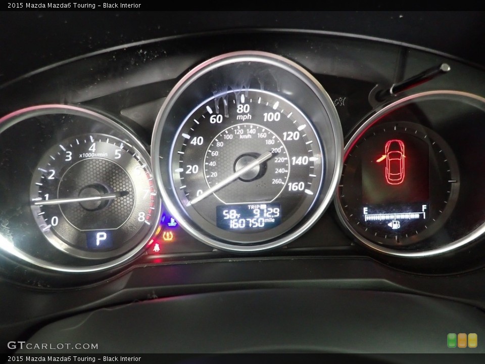 Black Interior Gauges for the 2015 Mazda Mazda6 Touring #144737477