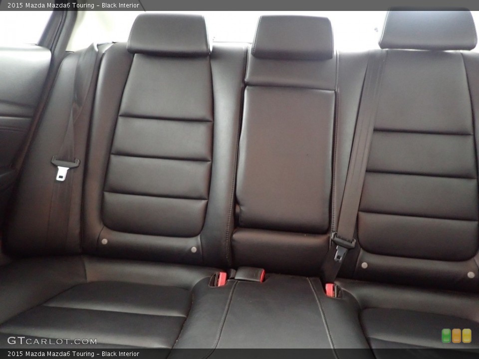 Black Interior Rear Seat for the 2015 Mazda Mazda6 Touring #144737528