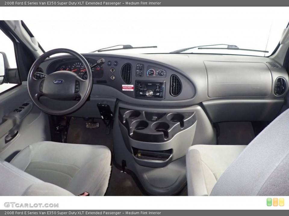 Medium Flint Interior Photo for the 2008 Ford E Series Van E350 Super Duty XLT Extended Passenger #144737741