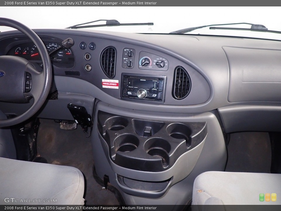 Medium Flint Interior Dashboard for the 2008 Ford E Series Van E350 Super Duty XLT Extended Passenger #144737759