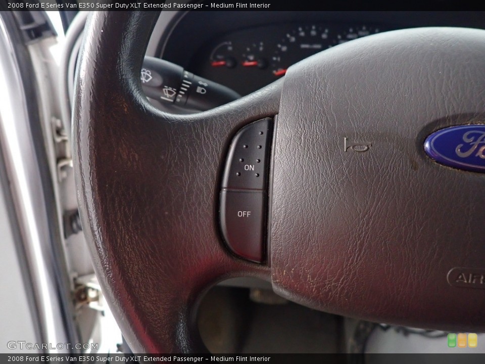 Medium Flint Interior Steering Wheel for the 2008 Ford E Series Van E350 Super Duty XLT Extended Passenger #144737840