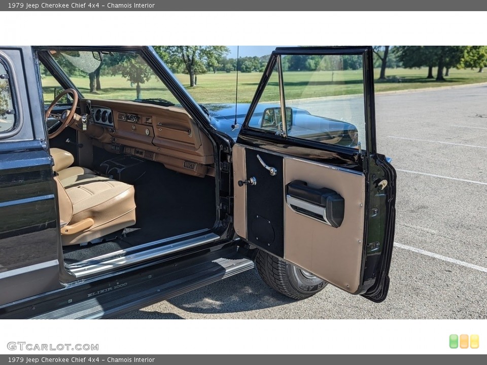 Chamois Interior Door Panel for the 1979 Jeep Cherokee Chief 4x4 #144738296