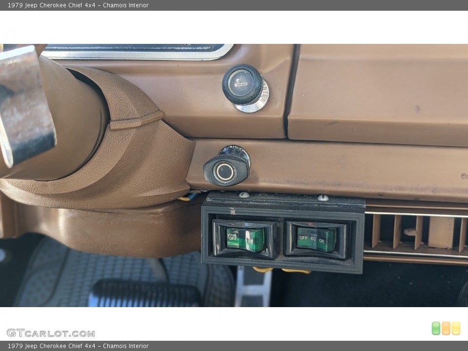 Chamois Interior Controls for the 1979 Jeep Cherokee Chief 4x4 #144738404