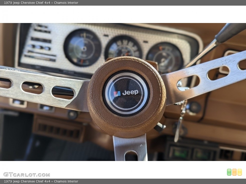 Chamois Interior Steering Wheel for the 1979 Jeep Cherokee Chief 4x4 #144738416
