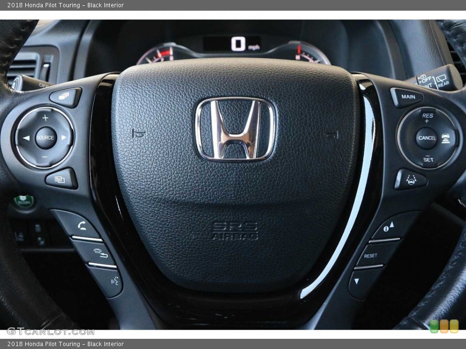 Black Interior Steering Wheel for the 2018 Honda Pilot Touring #144738509