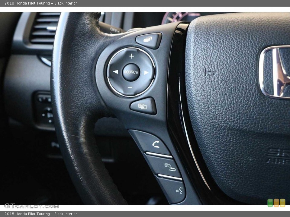 Black Interior Steering Wheel for the 2018 Honda Pilot Touring #144738533