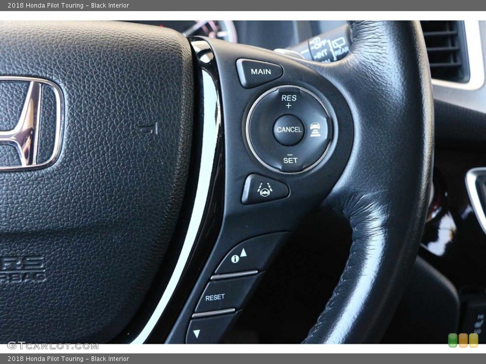 Black Interior Steering Wheel for the 2018 Honda Pilot Touring #144738560