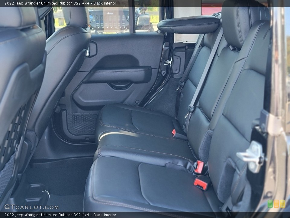 Black Interior Rear Seat for the 2022 Jeep Wrangler Unlimited Rubicon 392 4x4 #144738662