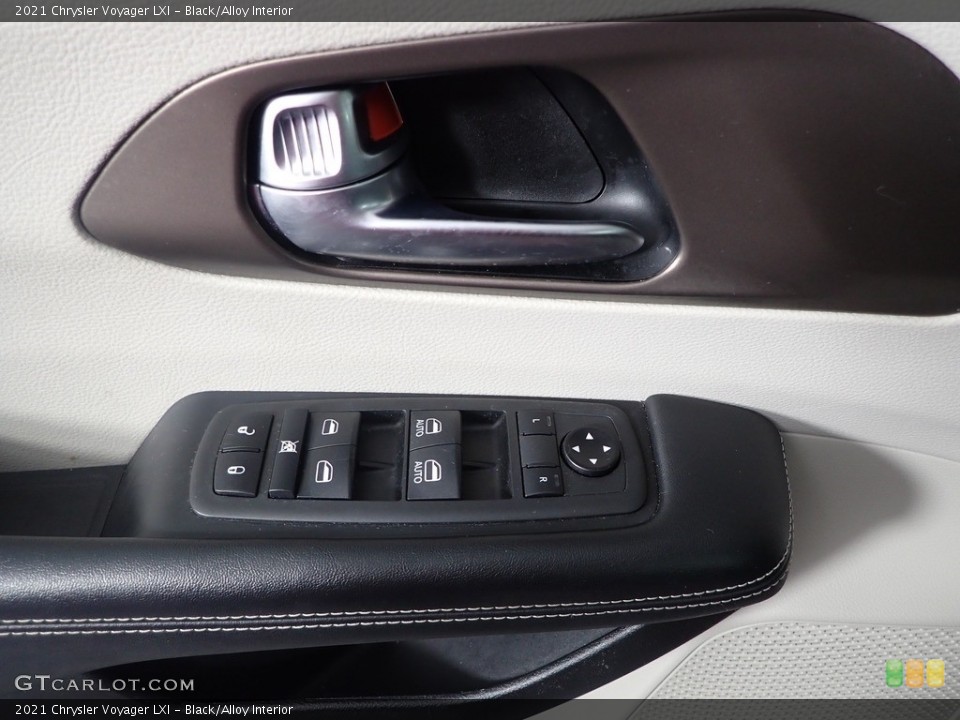 Black/Alloy Interior Controls for the 2021 Chrysler Voyager LXI #144739895