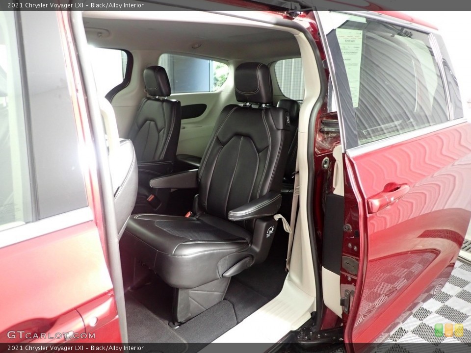 Black/Alloy Interior Rear Seat for the 2021 Chrysler Voyager LXI #144740102