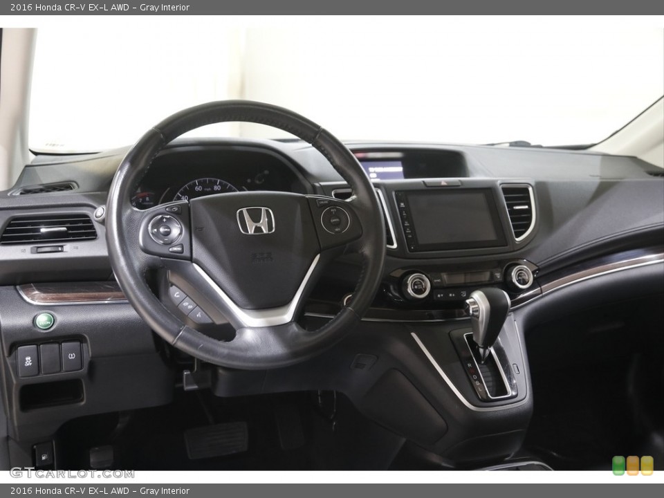 Gray Interior Dashboard for the 2016 Honda CR-V EX-L AWD #144740129