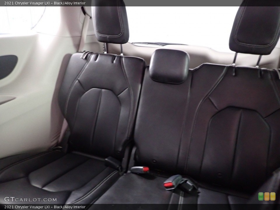 Black/Alloy Interior Rear Seat for the 2021 Chrysler Voyager LXI #144740137