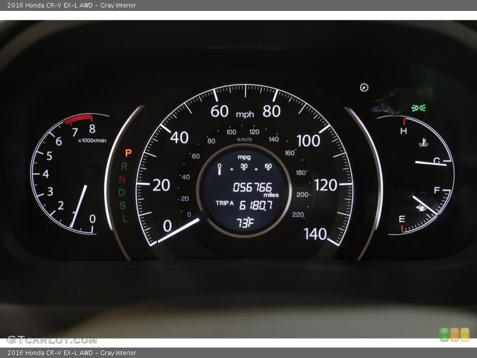 Gray Interior Gauges for the 2016 Honda CR-V EX-L AWD #144740156