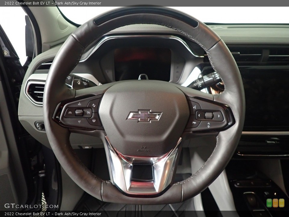 Dark Ash/Sky Gray Interior Steering Wheel for the 2022 Chevrolet Bolt EV LT #144740192