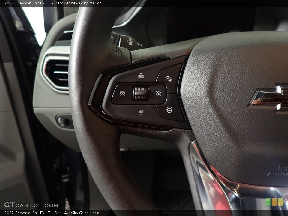 Dark Ash/Sky Gray Interior Steering Wheel for the 2022 Chevrolet Bolt EV LT #144740225