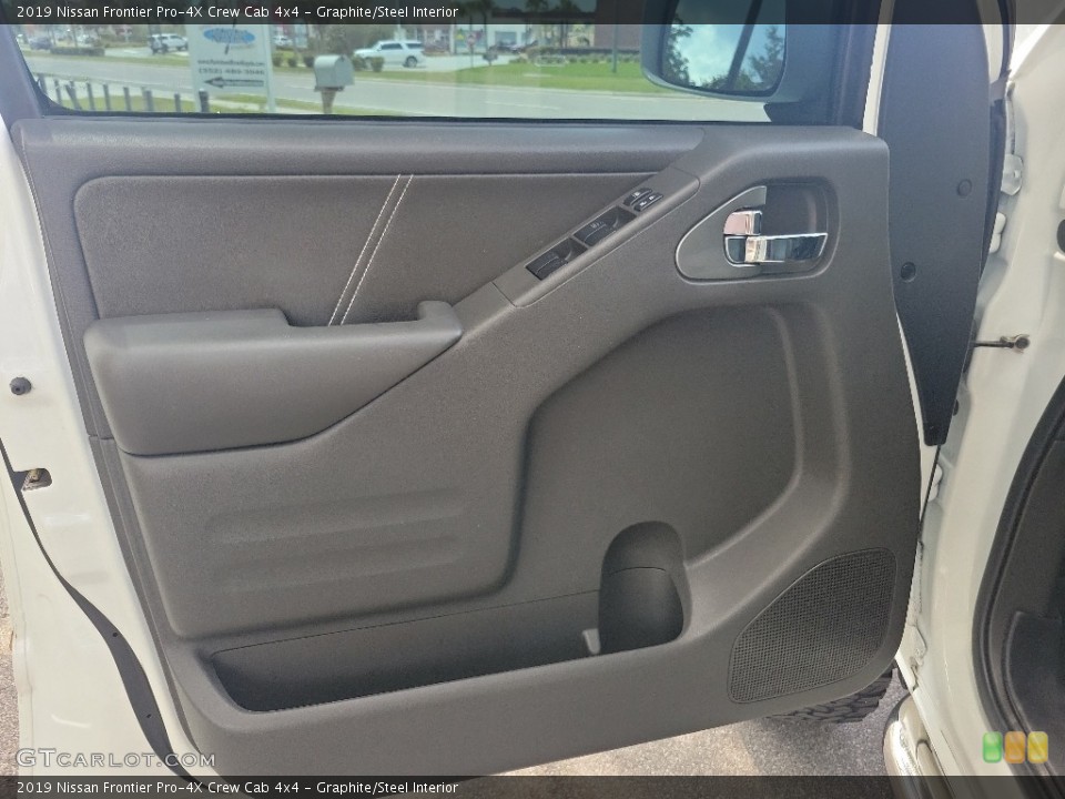 Graphite/Steel Interior Door Panel for the 2019 Nissan Frontier Pro-4X Crew Cab 4x4 #144741635