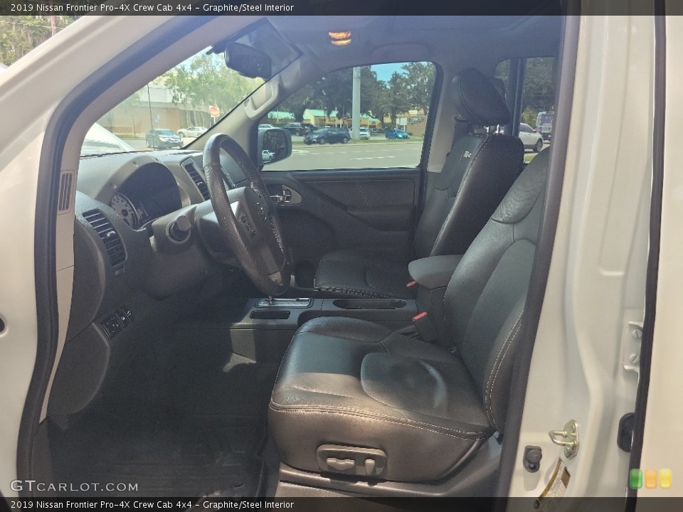 Graphite/Steel Interior Front Seat for the 2019 Nissan Frontier Pro-4X Crew Cab 4x4 #144741638