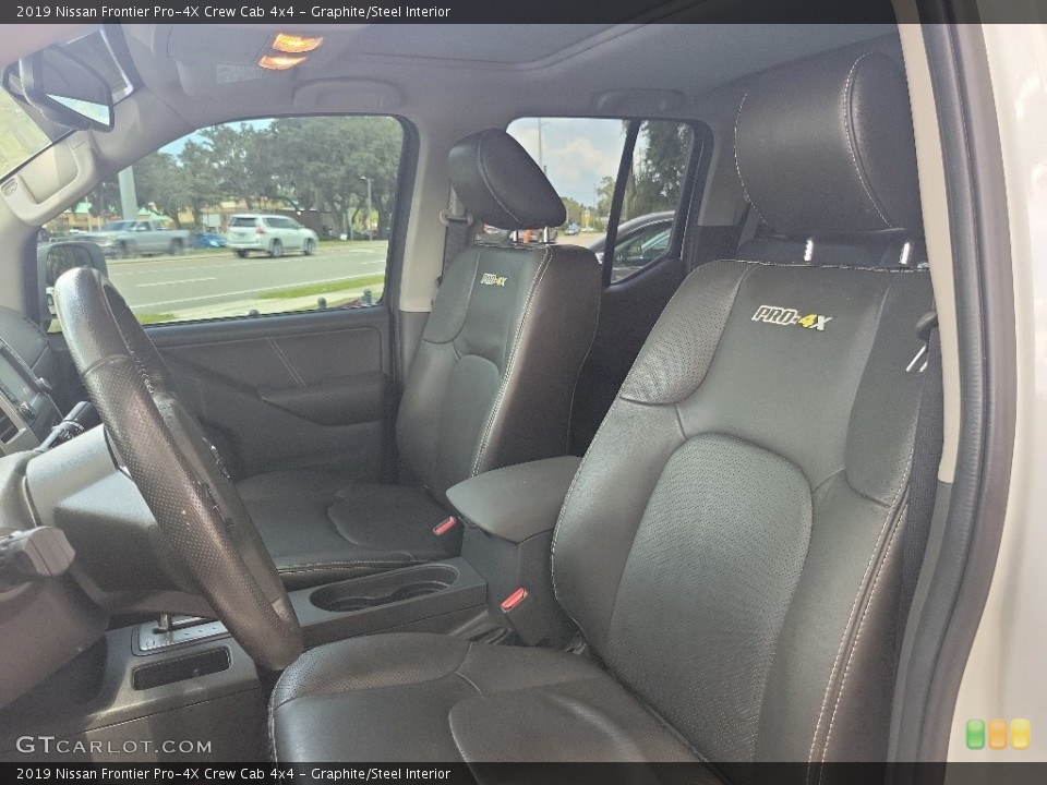 Graphite/Steel Interior Front Seat for the 2019 Nissan Frontier Pro-4X Crew Cab 4x4 #144741641