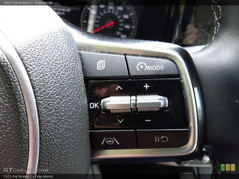 Gray Interior Steering Wheel for the 2021 Kia Sorento S #144742604
