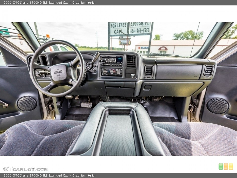 Graphite Interior Prime Interior for the 2001 GMC Sierra 2500HD SLE Extended Cab #144744765