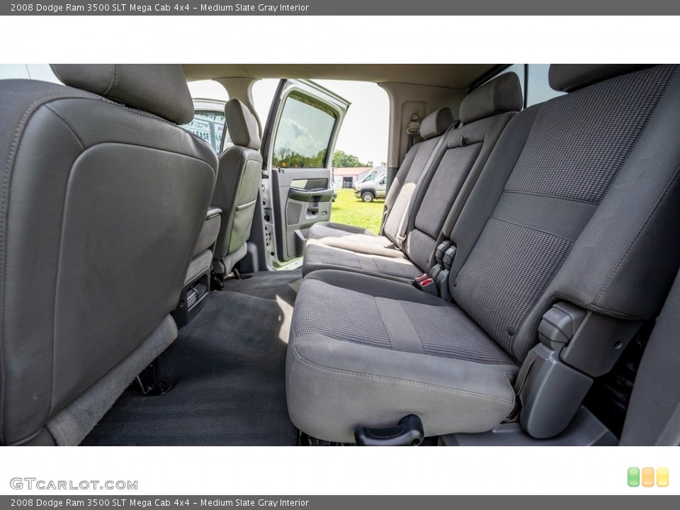 Medium Slate Gray Interior Rear Seat for the 2008 Dodge Ram 3500 SLT Mega Cab 4x4 #144745350