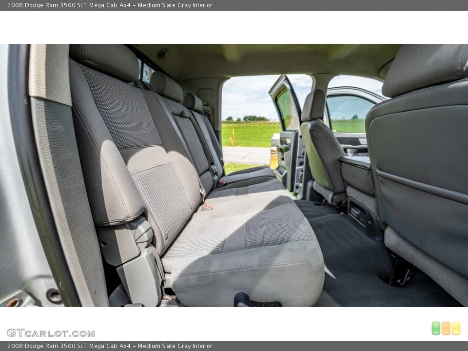 Medium Slate Gray Interior Rear Seat for the 2008 Dodge Ram 3500 SLT Mega Cab 4x4 #144745377