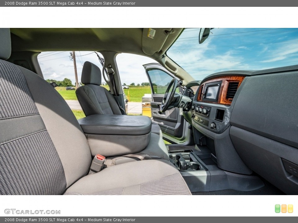 Medium Slate Gray Interior Front Seat for the 2008 Dodge Ram 3500 SLT Mega Cab 4x4 #144745410