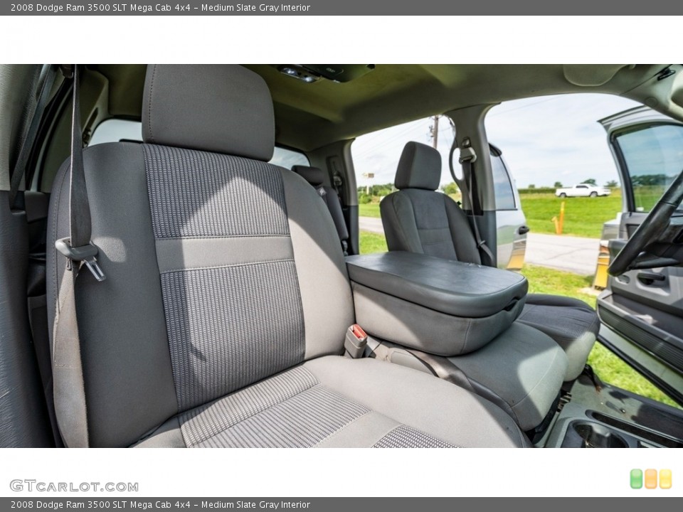 Medium Slate Gray Interior Front Seat for the 2008 Dodge Ram 3500 SLT Mega Cab 4x4 #144745422