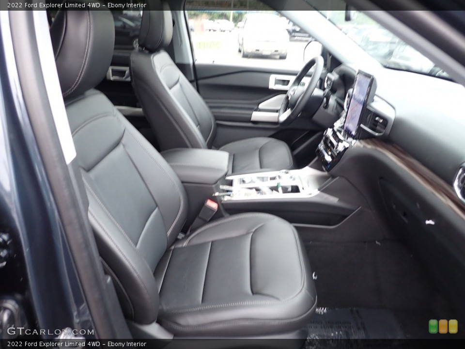 Ebony Interior Front Seat for the 2022 Ford Explorer Limited 4WD #144746863