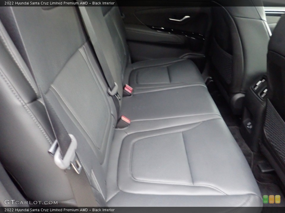 Black Interior Rear Seat for the 2022 Hyundai Santa Cruz Limited Premium AWD #144747415