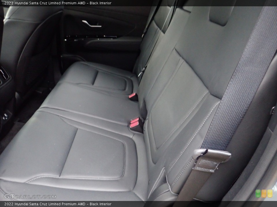 Black Interior Rear Seat for the 2022 Hyundai Santa Cruz Limited Premium AWD #144747454