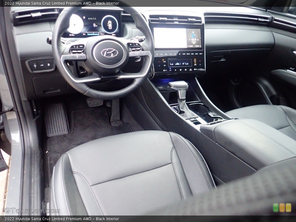 Black Interior Photo for the 2022 Hyundai Santa Cruz Limited Premium AWD #144747475