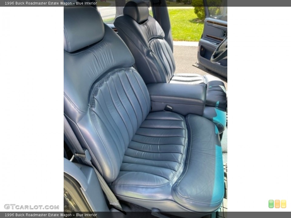 Blue Interior Front Seat for the 1996 Buick Roadmaster Estate Wagon #144750043