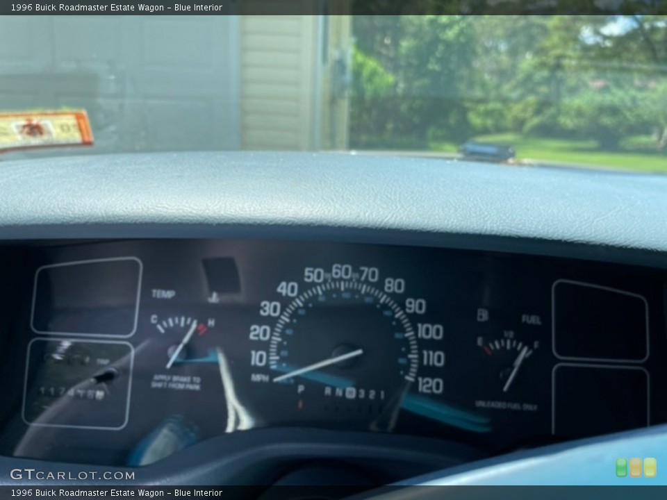 Blue Interior Gauges for the 1996 Buick Roadmaster Estate Wagon #144750103