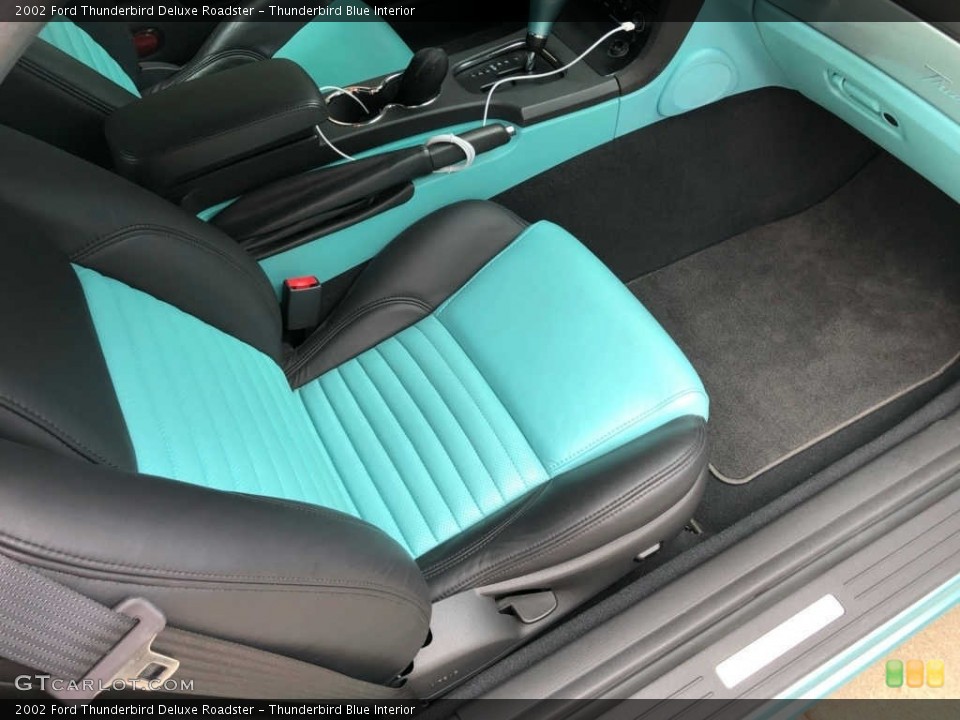 Thunderbird Blue 2002 Ford Thunderbird Interiors