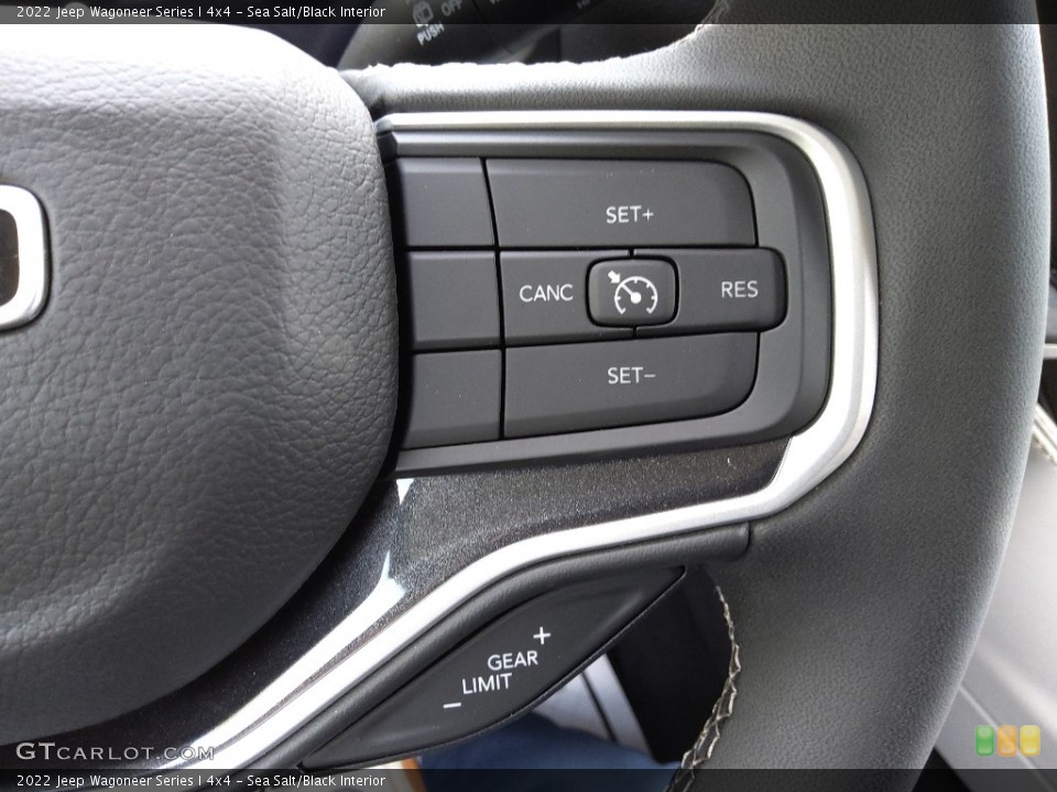 Sea Salt/Black Interior Steering Wheel for the 2022 Jeep Wagoneer Series I 4x4 #144752977
