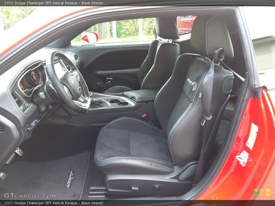 Black Interior Front Seat for the 2022 Dodge Challenger SRT Hellcat Redeye #144753628