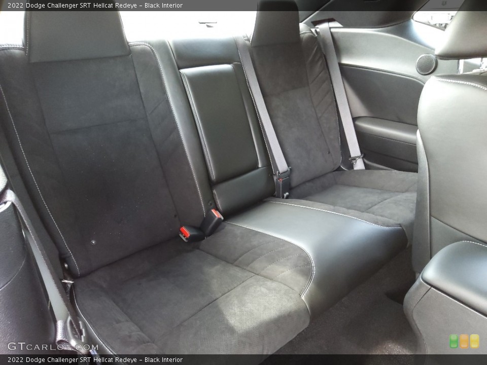 Black Interior Rear Seat for the 2022 Dodge Challenger SRT Hellcat Redeye #144753739