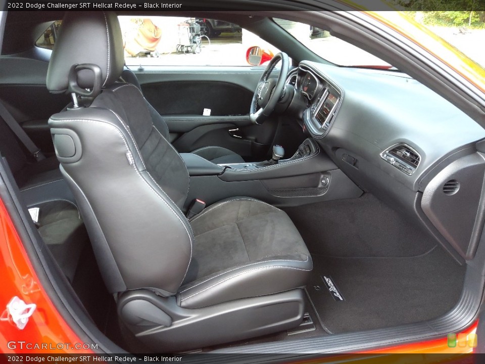 Black Interior Front Seat for the 2022 Dodge Challenger SRT Hellcat Redeye #144753772