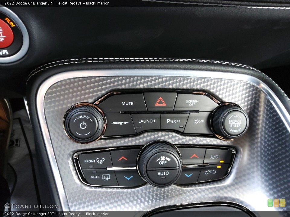 Black Interior Controls for the 2022 Dodge Challenger SRT Hellcat Redeye #144753994