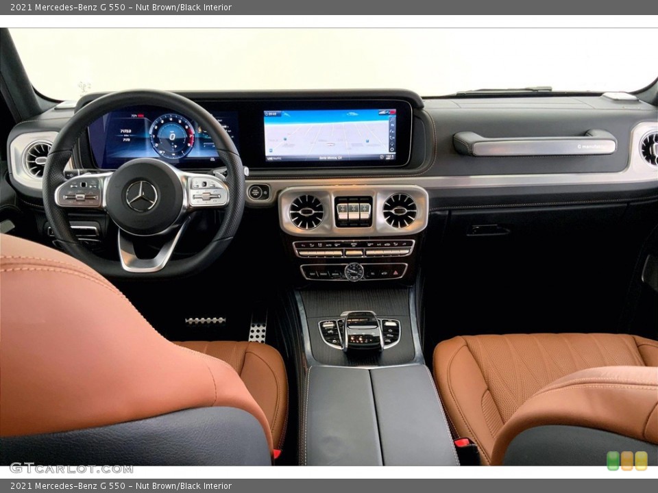 Nut Brown/Black Interior Dashboard for the 2021 Mercedes-Benz G 550 #144755815