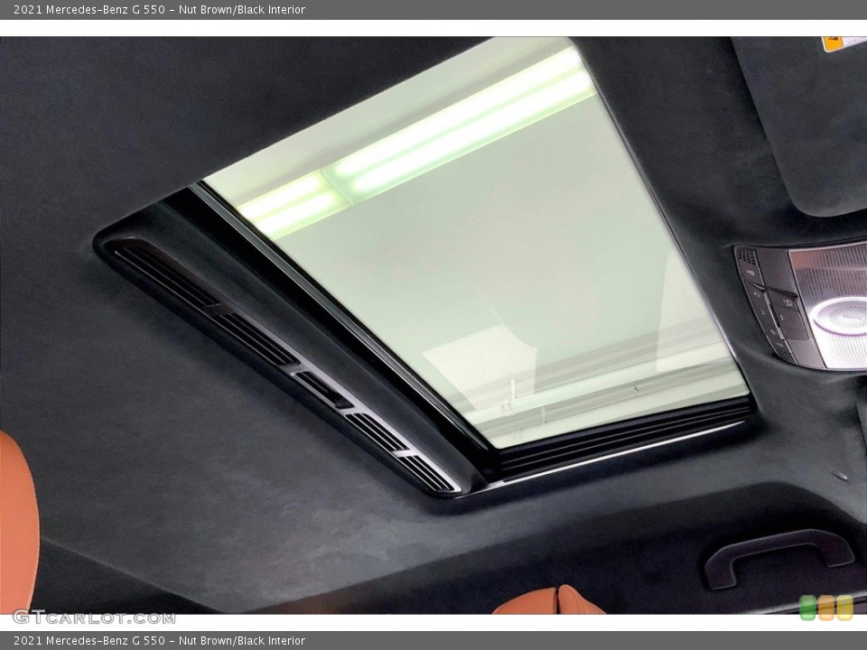 Nut Brown/Black Interior Sunroof for the 2021 Mercedes-Benz G 550 #144756049