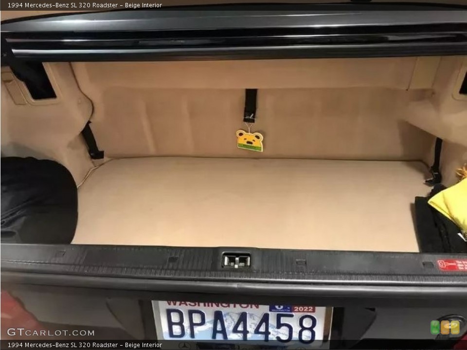 Beige Interior Trunk for the 1994 Mercedes-Benz SL 320 Roadster #144757246