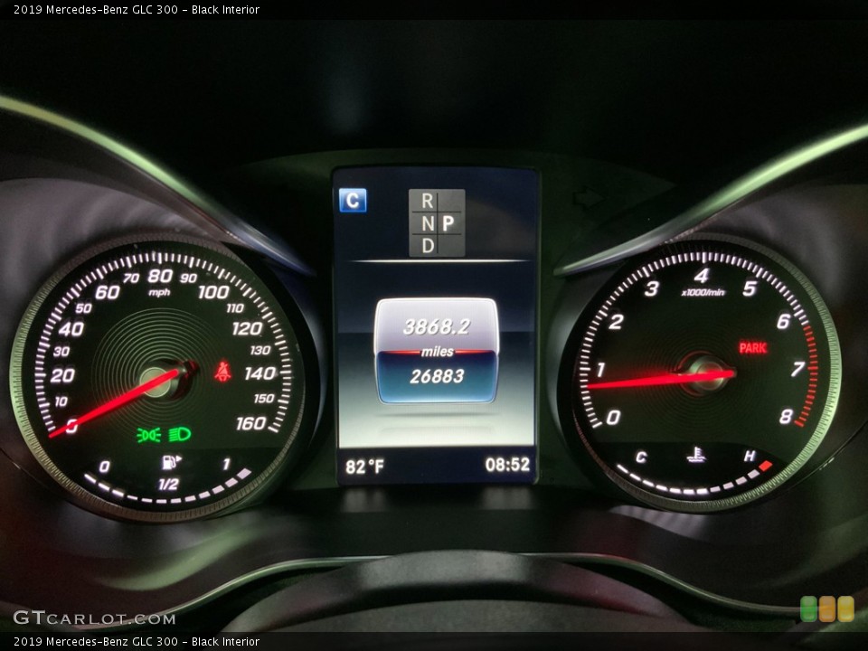 Black Interior Gauges for the 2019 Mercedes-Benz GLC 300 #144759315
