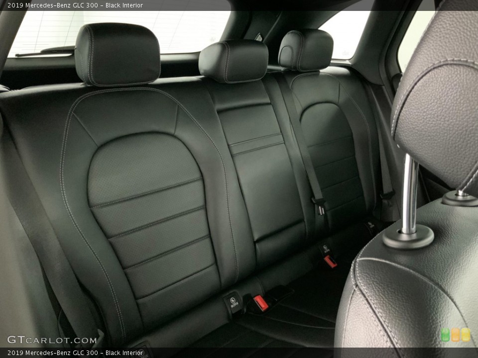 Black Interior Rear Seat for the 2019 Mercedes-Benz GLC 300 #144759438